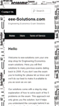 Mobile Screenshot of eee-solutions.com